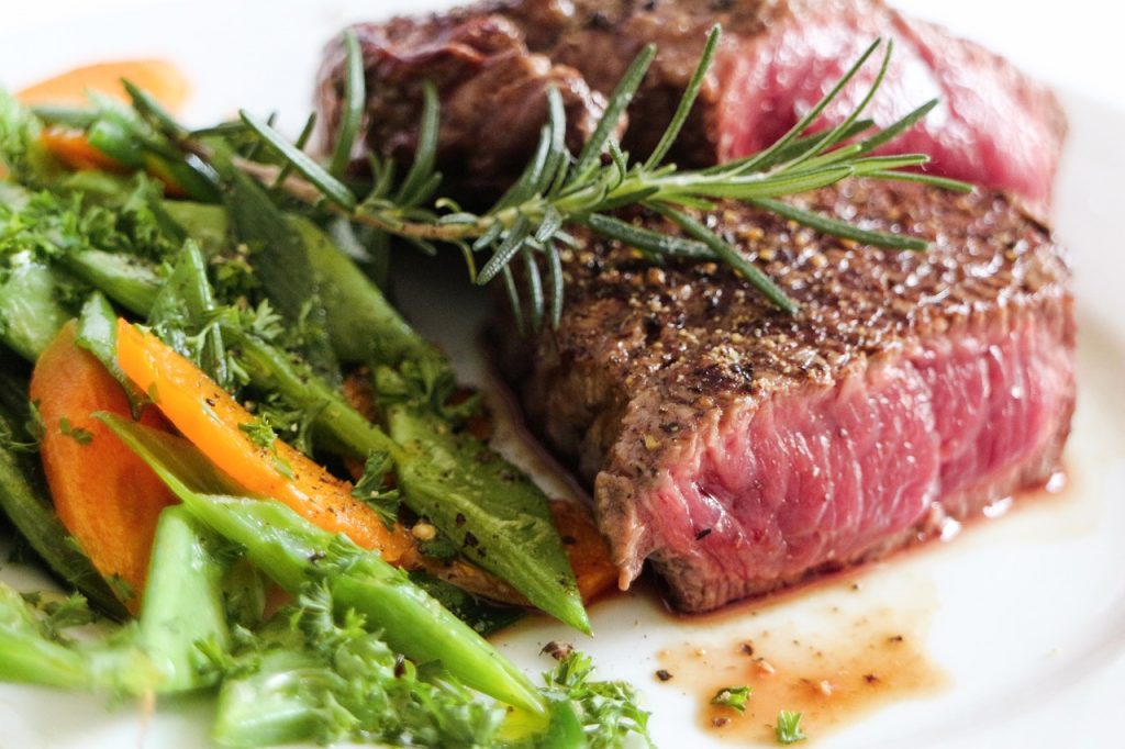 Steak zum Abendessen für die Detox Kur - 25 tage BodyFit